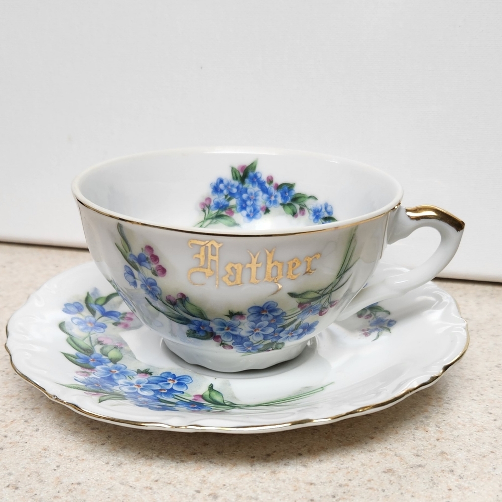 Norcrest Father Tea Cup and Saucer